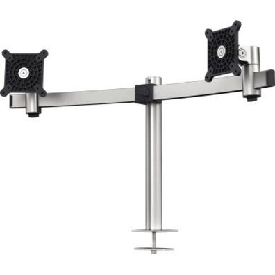 Durable Monitorhalter 508623 2Monitore T Aluminium/Kunststoff silber metallic