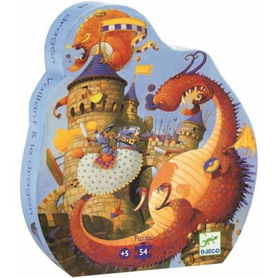 DJECO Puzzle Drachenkampf 54 Teile