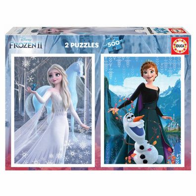 PUZZLE 2x500 FROZEN II 19016 EDUCA