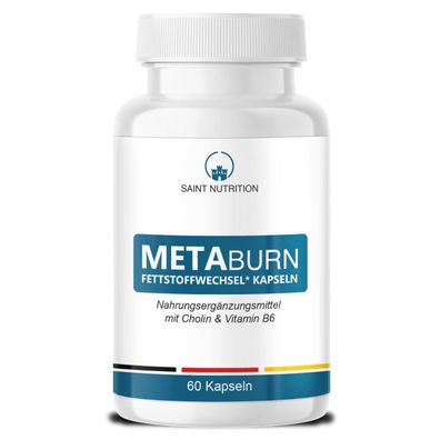 Saint Nutrition® Meta Burn Kapseln | Abnehmen - fördert Energie