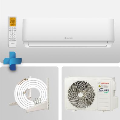 Hantech 9000 BTU Split Klimaanlage WLAN Klimagerät 2,6 kW HPRO + 3m + Halter
