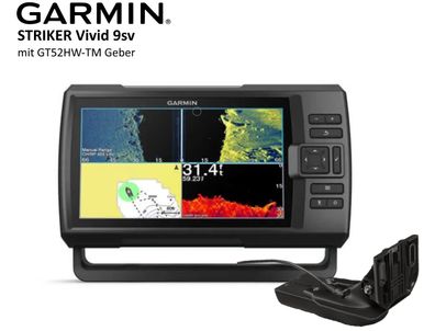 GARMIN Striker Vivid 9sv mit GT52HW-TM Geber, Echolot, Fischfinder, 010-02554-01