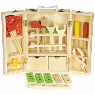 Ecotoys Holzset mit Werkzeugen