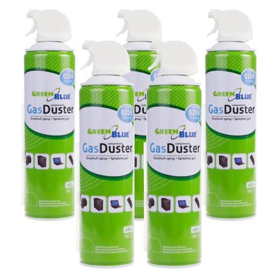 Green Blue GB600 Druckluft Spray 5x 600ml