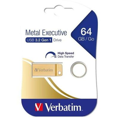 Verbatim USB-Stick Metal Executive gold 64 GB