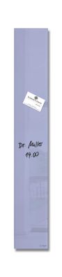 SIGEL GL109 Glas-Magnettafel Artverum - lavendel, 12 x 78 cm