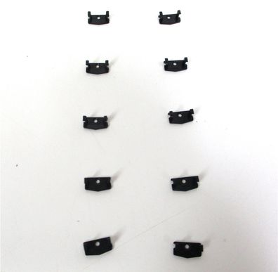Fleischmann N 10x Abdeckplatte kurze Haltestege (6476k)