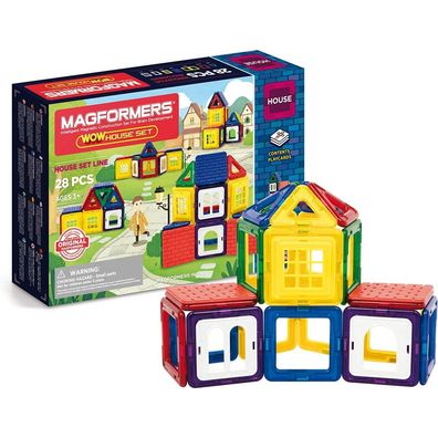 Magformers Wow House Magnetic Building Blocks Tiles Toy
