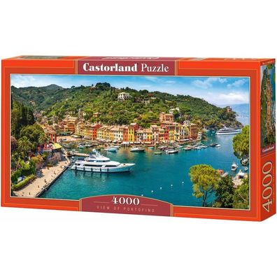 Castorland Puzzle Ansicht von Portofino, Italien 4000 Teile