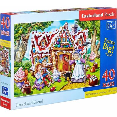 Castorland Puzzle Hänsel und Gretel MAXI 40 Teile