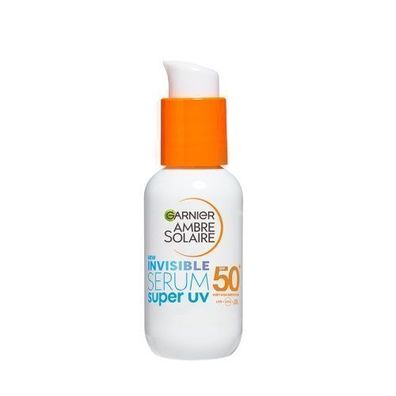 Garnier Ambre Solaire Unsichtbares Super UV Serum fuer Gesicht, SPF50 + , 30ml
