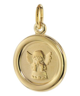 trendor Schmuck Engel-Anhänger für Kinder 333 Gold 8 Karat 12 mm 75107