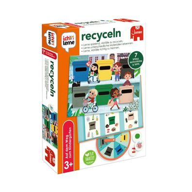 Jumbo 19878 Ich lerne Recyceln, Lernspiel