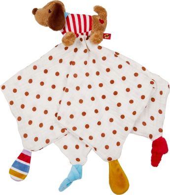 Schnuffeltuch Dackel mit Mulltuch - BabyGlück, Die Spiegelburg