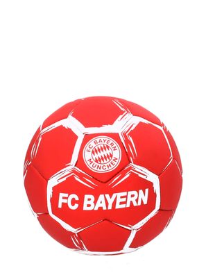FC Bayern Mini Fußball Größe 1 Rot/Weiß Metallic