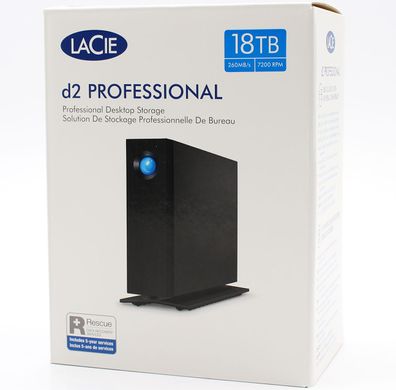 LaCie D2 Professional 18TB 3.5' External Hard Drive STHA18000800