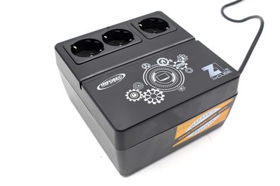Infosec- Z1 Zenergy Cube EX 400 VA 3-Fach geschüttelt schwarz