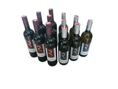 Wein Paket 6 Weißburgunder 2024 6 The Red 2022 Merlot Kostenloser Versand