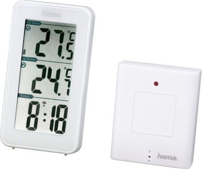 Wetterstation EWS-152 Weiß mit Funkuhr & Außensensor