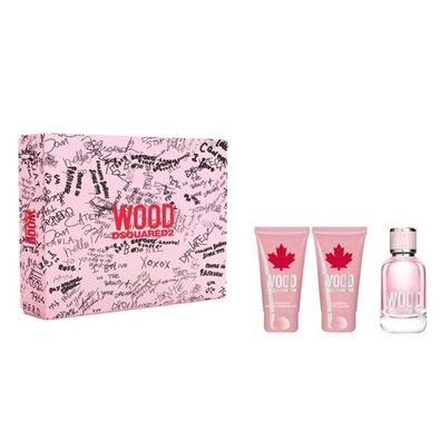 Dsquared2 Wood Pour Femme Edt 50Ml + Bsg 50Ml + Bl 50Ml