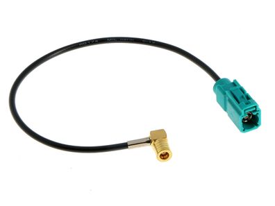 Antennenadapterkabel Fakra Buchse - SMB Buchse Winkel 90 Grad