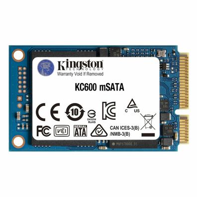 KC600 512 GB (SATA 6 Gb/s, mSATA)