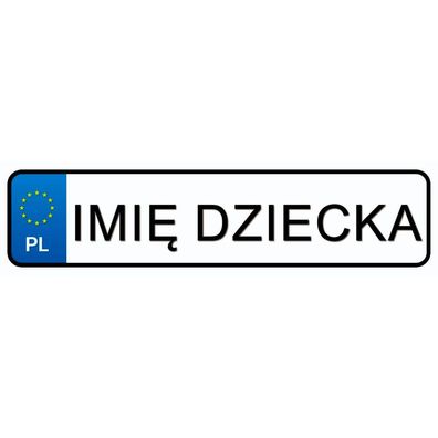 Kennzeichen Namensaufkleber Ihres Kindes