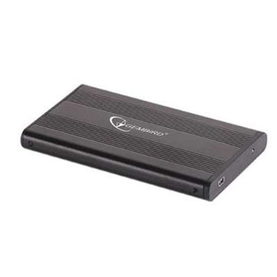 Gembird EE2-U2S-5 Speicherlaufwerksgehäuse HDD-Gehäuse Schwarz 2.5 Zoll