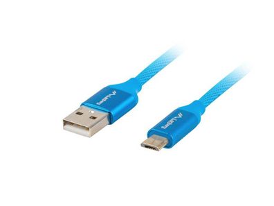 Lanberg-kabel USB 2.0 MICRO-B (M) - A (M) 1M QC