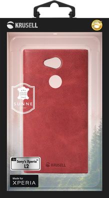 Krusell Sunne Cover Sony Xperia L2 Vintage-Rot