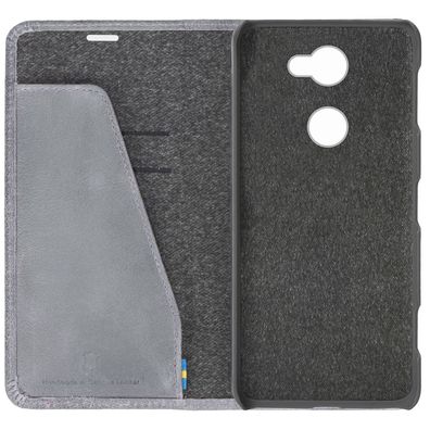 Krusell Sunne 2 Card Foliowallet Sony Xperia L2 Vintage Grau