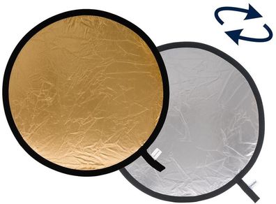 Manfrotto Reflektor 50cm, Silber/Gold (LA-2034)