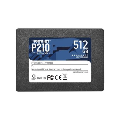 Patriot Memory P210 2,5 Zoll 512 GB Serial ATA III