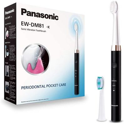 Panasonic EW-DM81-K503 Zahnbürste Schallvibration mit 31000 Schwarz