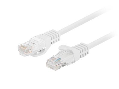 Patchcord KAT.5E UTP 3M BIA?Y FLUKE PASSED Lanberg 10-PACK