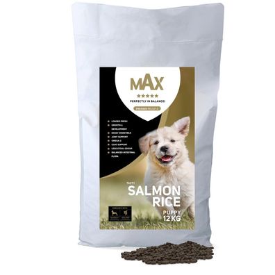 Max Puppy zalm/rijst geperst