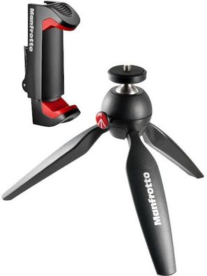 Manfrotto Stativ + Telefonhalterung Mkpixiclmii-bk