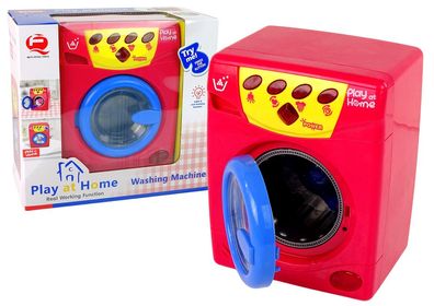 Waschmaschine funktioniert wie eine echte mit Ton- und Lichteffekten