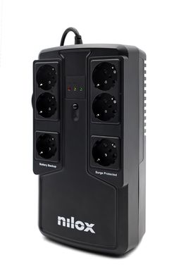 Nilox Office Premium Line Interactive 850 SAI Línea Interactiva 850VA 595W