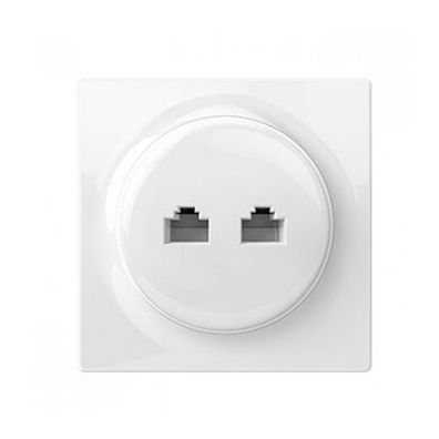 Fibaro Walli N Steckdose 2 x RJ-45 Weiß