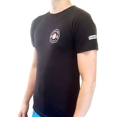T-Shirt für Kinder Classic 110cm/4m Schwarz Judo
