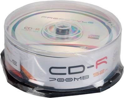 Omega Freestyle CD-R 700 MB 52 x 25 Stück Spindel