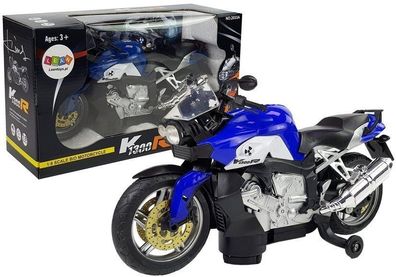 Motorrad Blau Batteriebetrieben