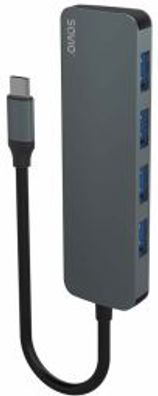 SAVIO Hub USB-C - 4 x USB-A, AK-54