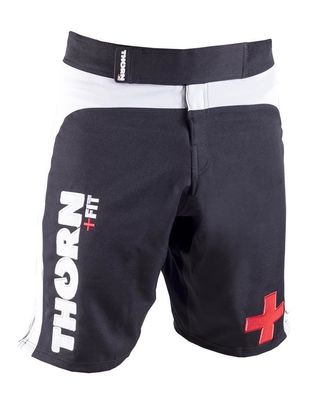 Sportshorts THORN COMBAT schwarz-weiß
