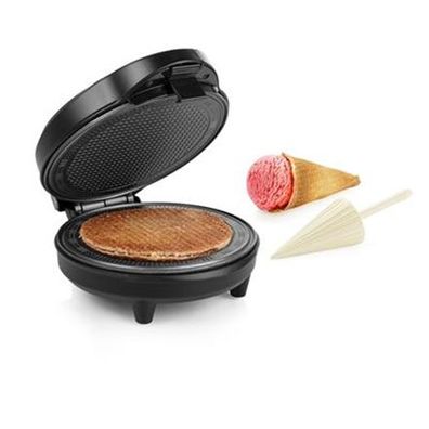 Tristar | Waffeleisen | WF-1170 | 700 W | Anzahl Gebäck 1 | Eistüte | Schwarz