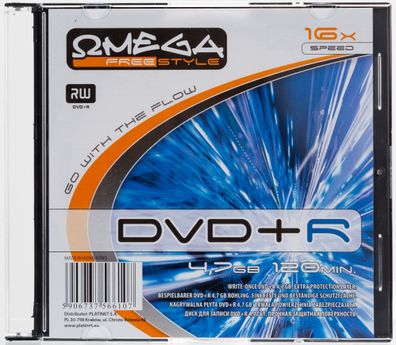 Omega Freestyle DVD+R 4,7 GB 16x Slim