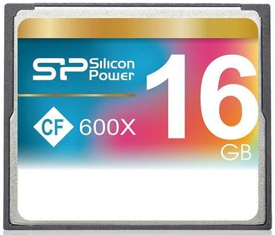 Silicon Power Speicherkarte CF 16GB 600x
