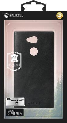 Krusell Sunne Cover Sony Xperia L2 Vintage Schwarz