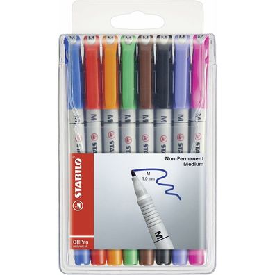 Stabilo OHPen Folienstifte-Set farbsortiert 8 St